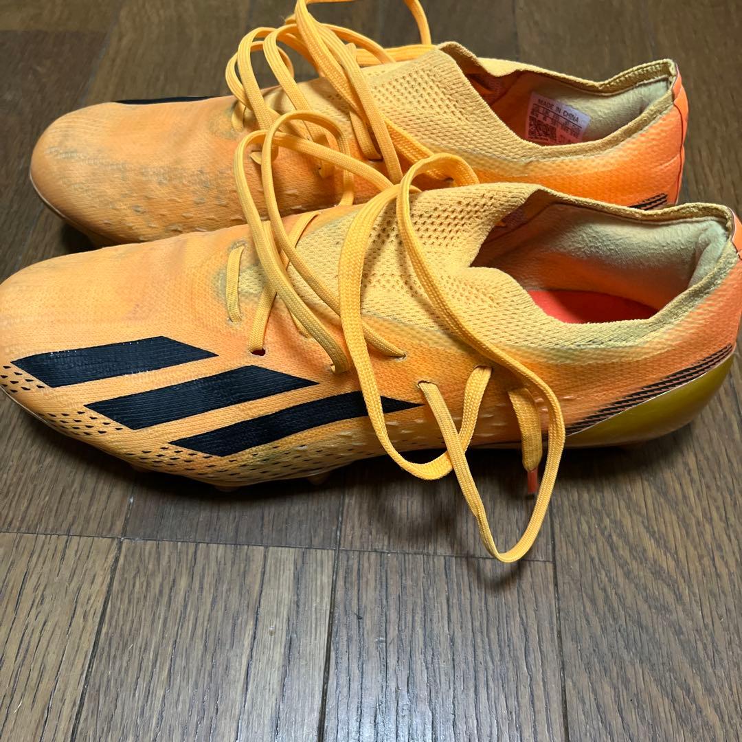 adidas スパイクシューズ オレンジ サイズ24.5