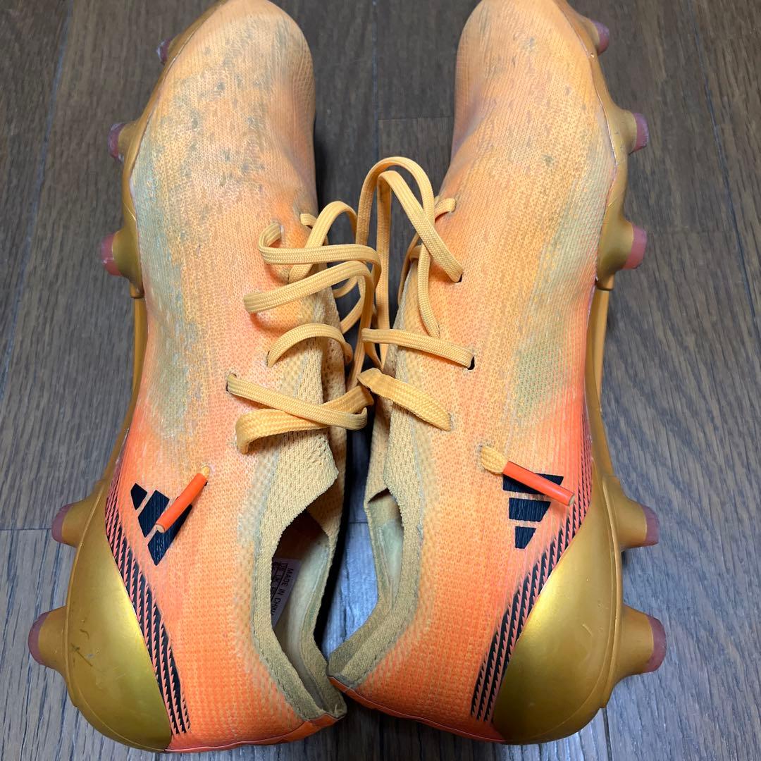 adidas スパイクシューズ オレンジ サイズ24.5