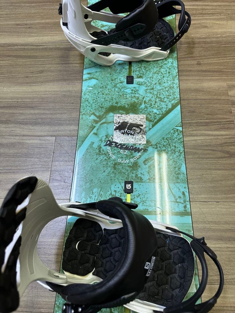 スノーボード Burton 152cm ビンディングSalomon size M