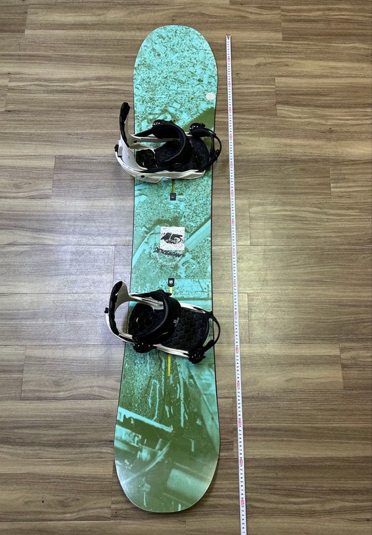 スノーボード Burton 152cm ビンディングSalomon size M