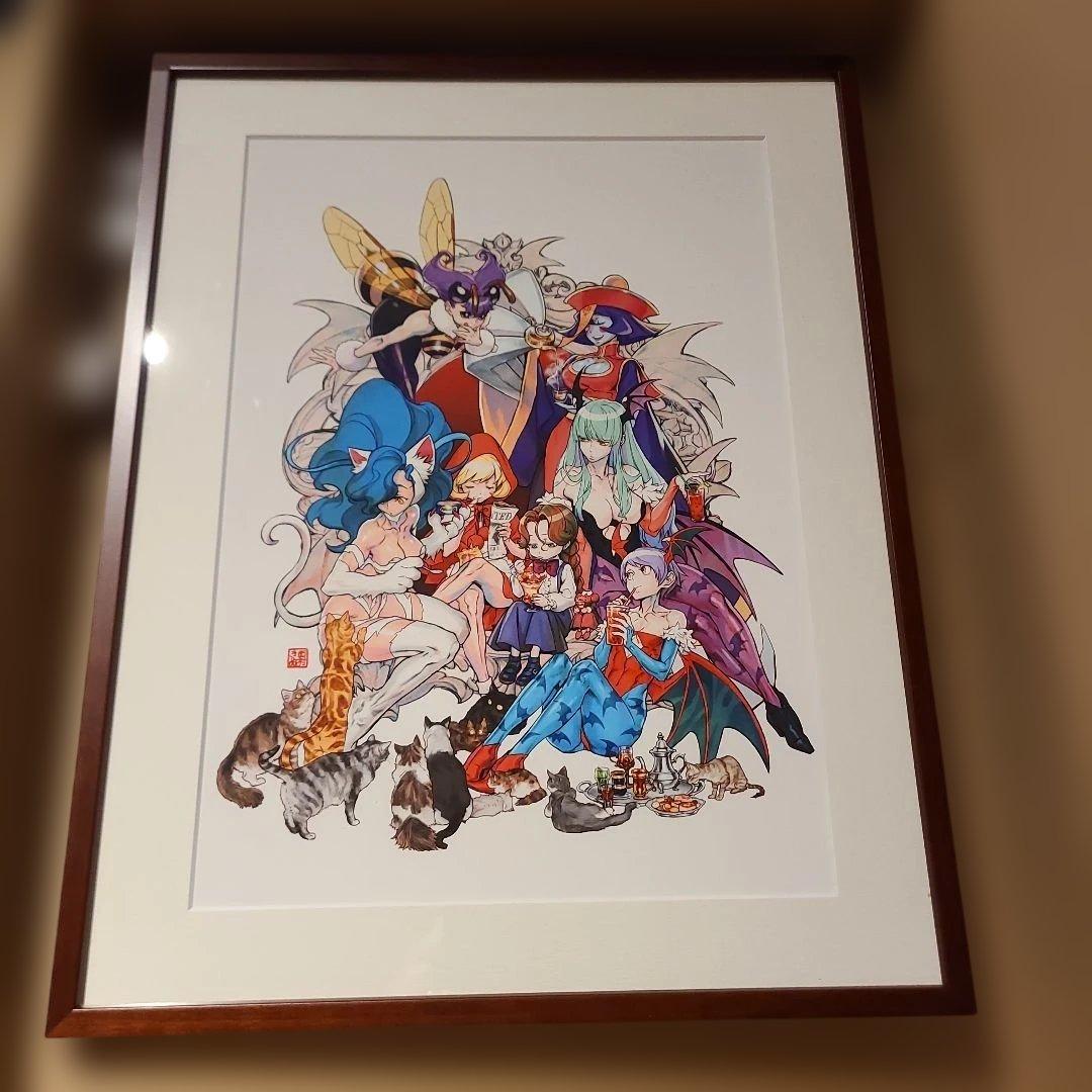 イーカプコン限定　西村キヌ　ヴァンパイアセイヴァー　額装アート　プリマグラフィ