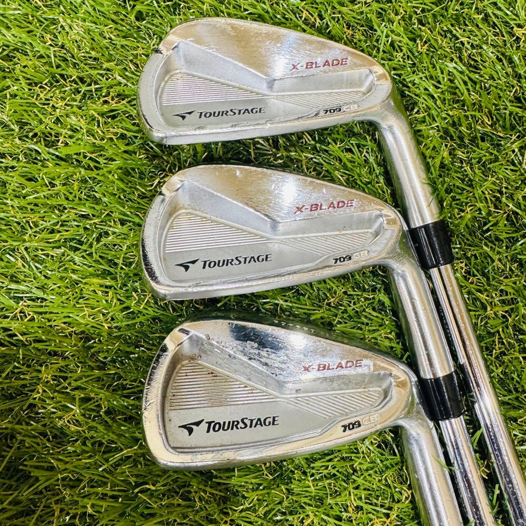 【男性用】TOURSTAGE X-BLADE 709CB アイアンセット 6本