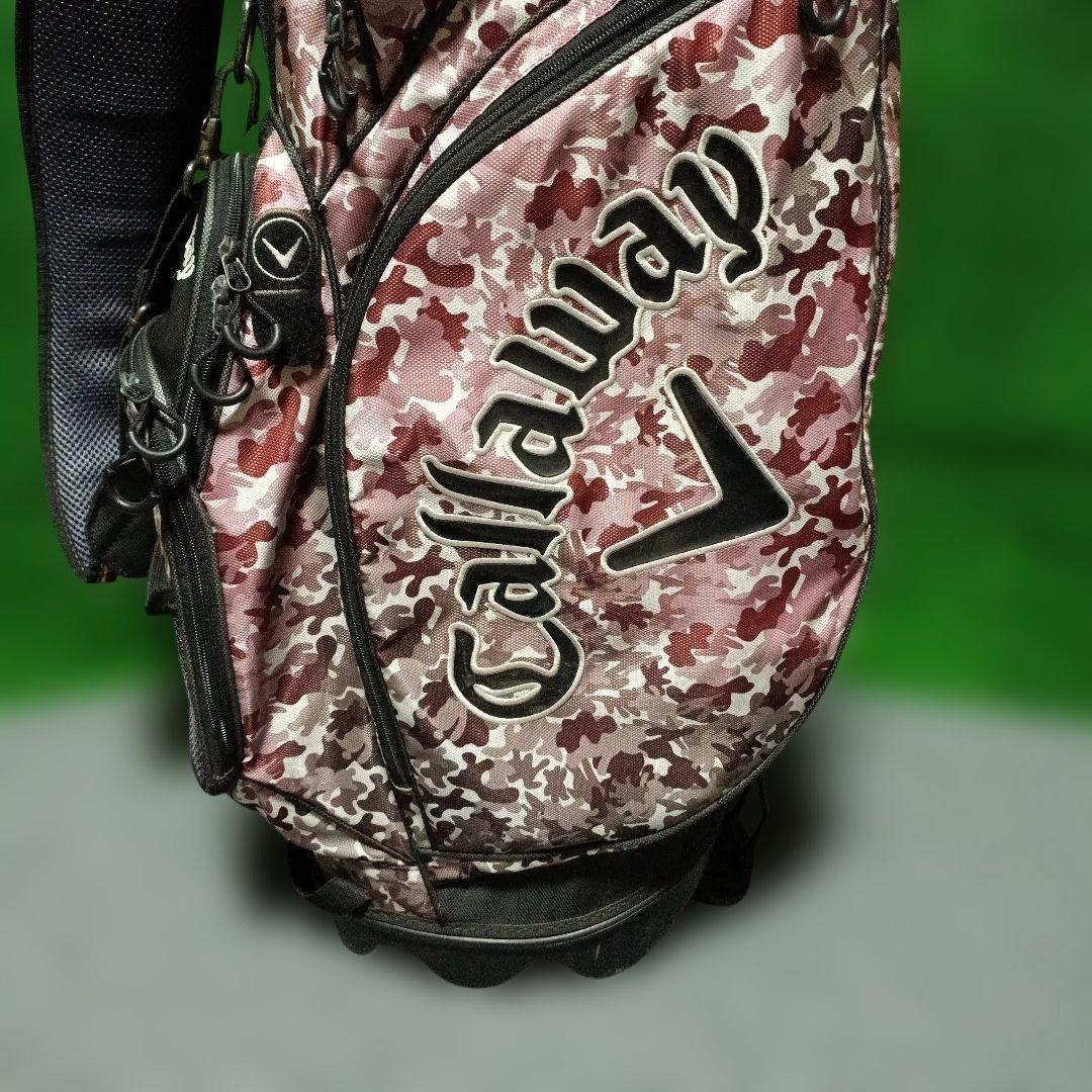 Callaway 迷彩キャディバッグ スタンド式 ※バック、フード色褪せあり