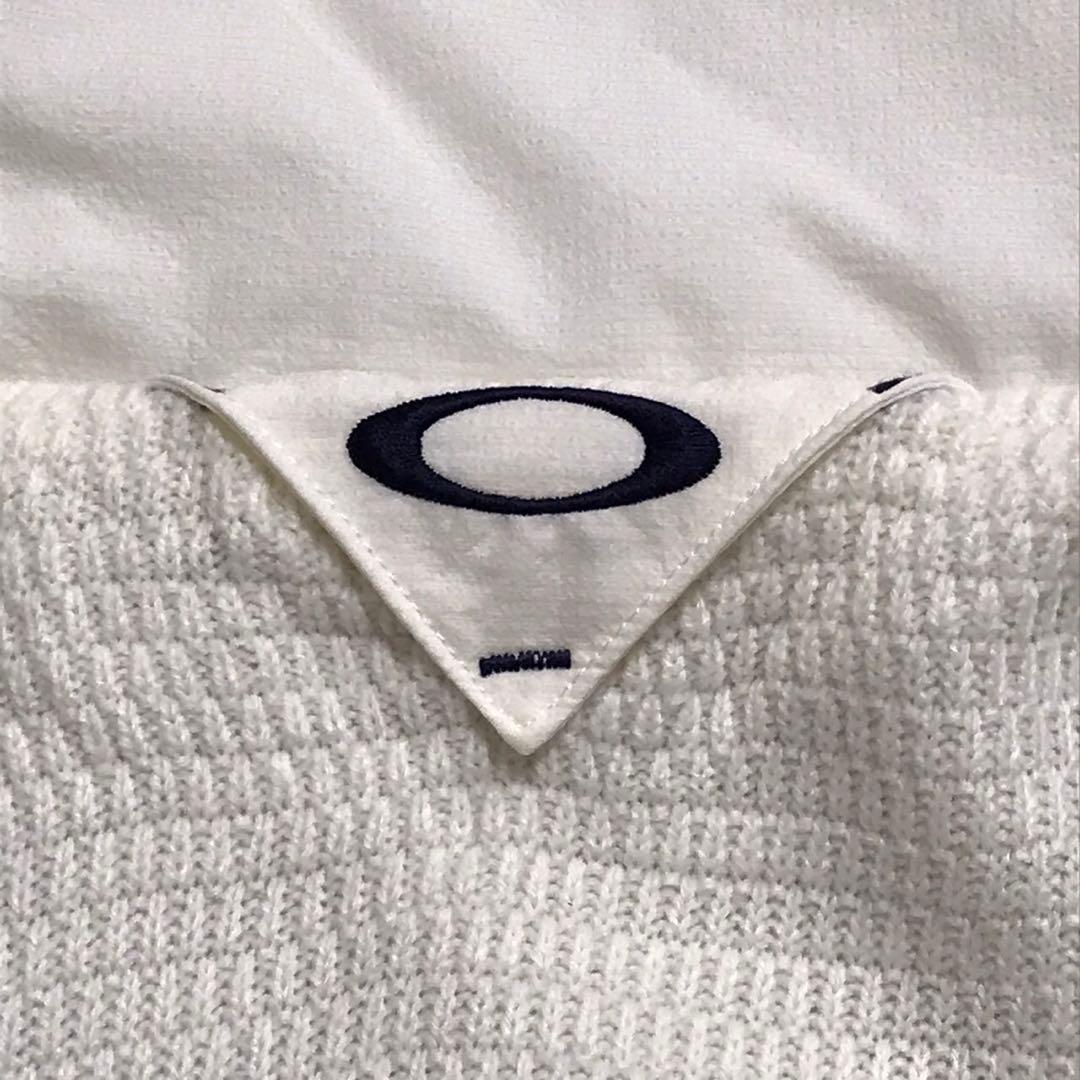 OAKLEY オークリー キルティングゴルフジャケット　刺繍ロゴ　ホワイト　XL