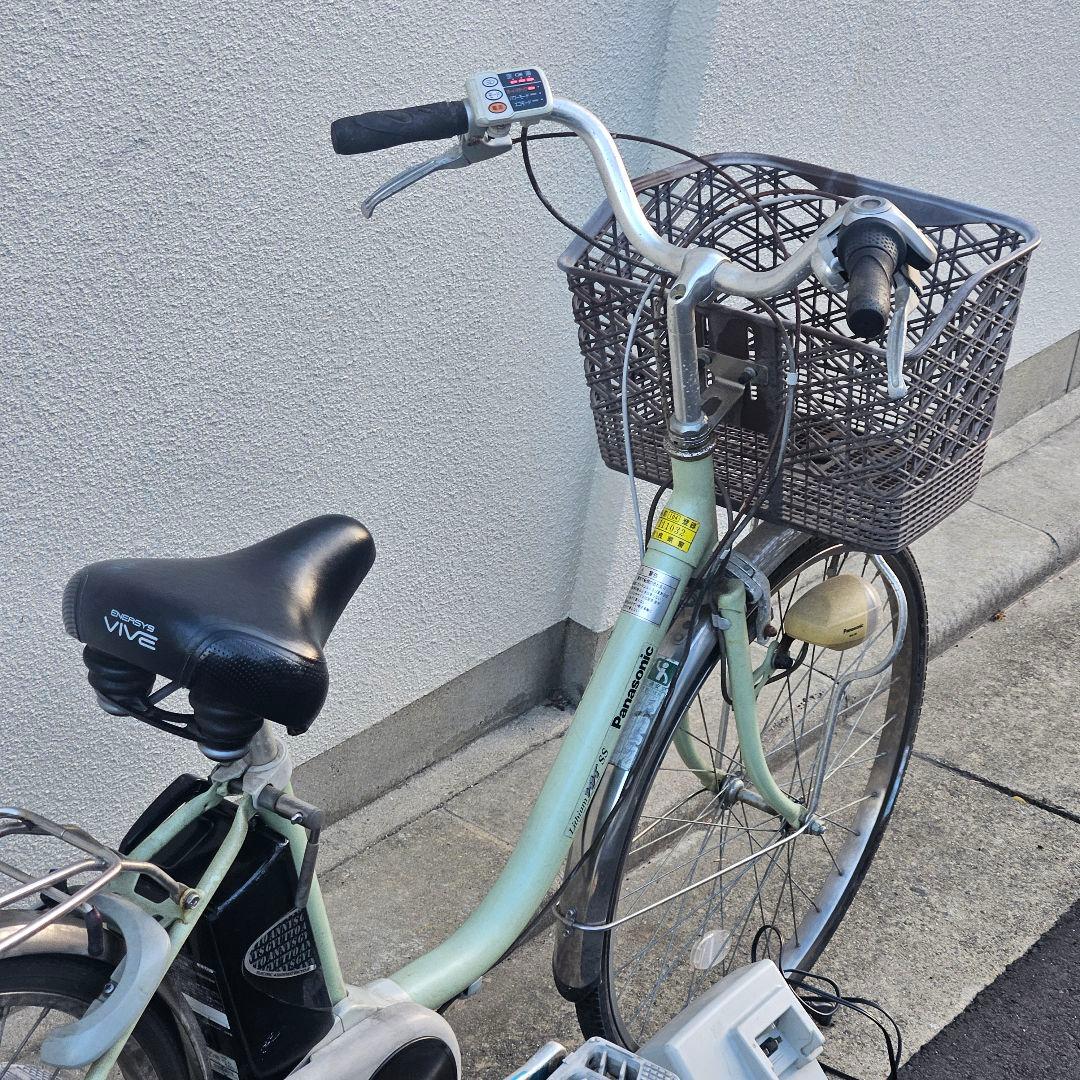 パナソニック♪電動アシスト自転車♪ViVi♪爽やかなターコイズ