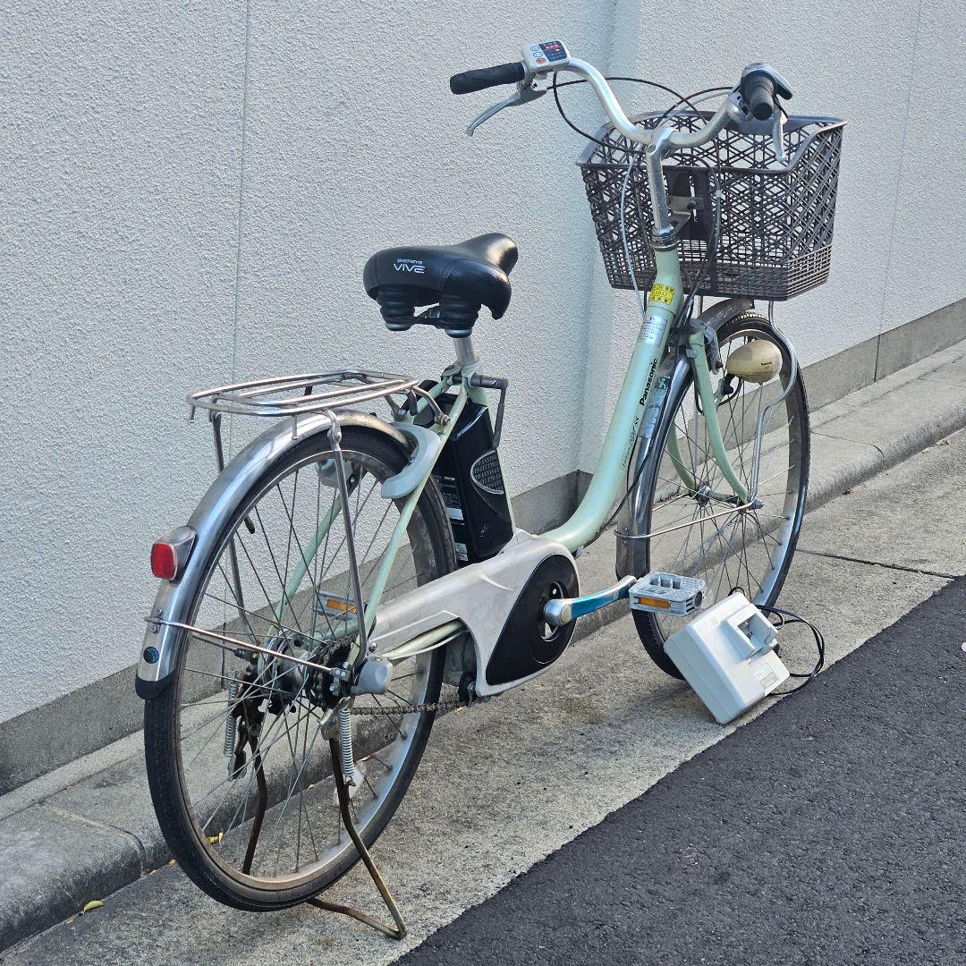 パナソニック♪電動アシスト自転車♪ViVi♪爽やかなターコイズ