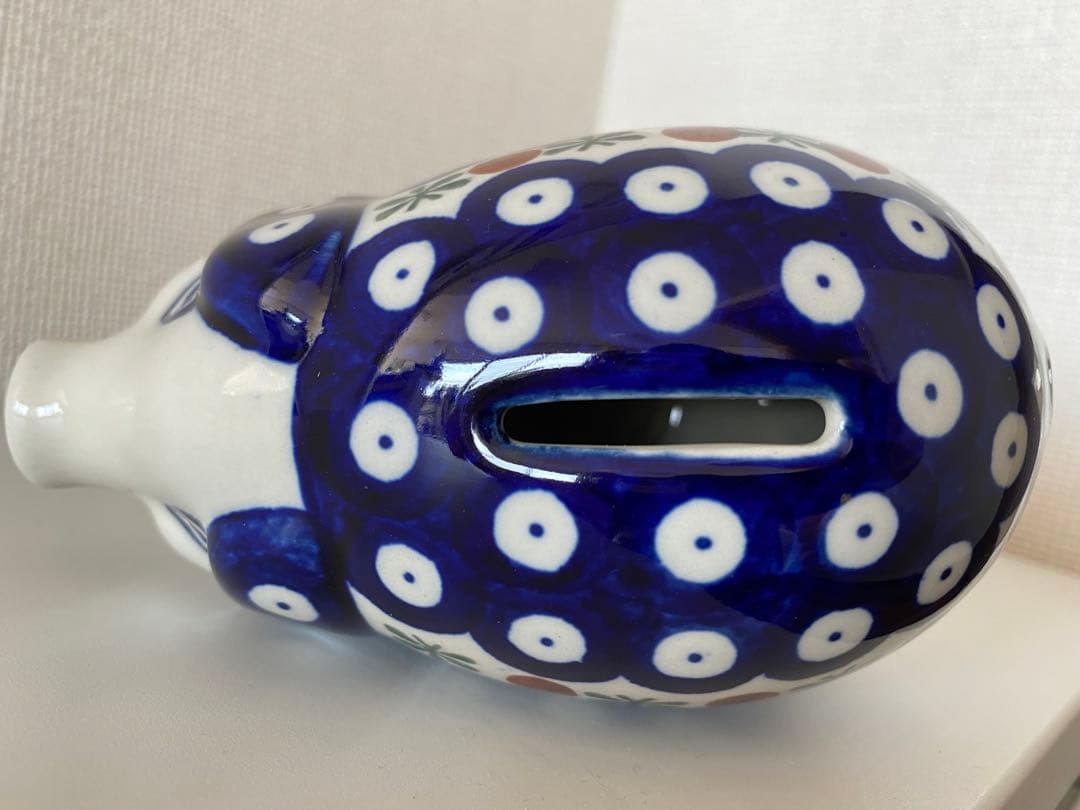 希少　新品　ポーリッシュポタリー　ツェラミカアルティスティチナ　セラミカ　貯金箱