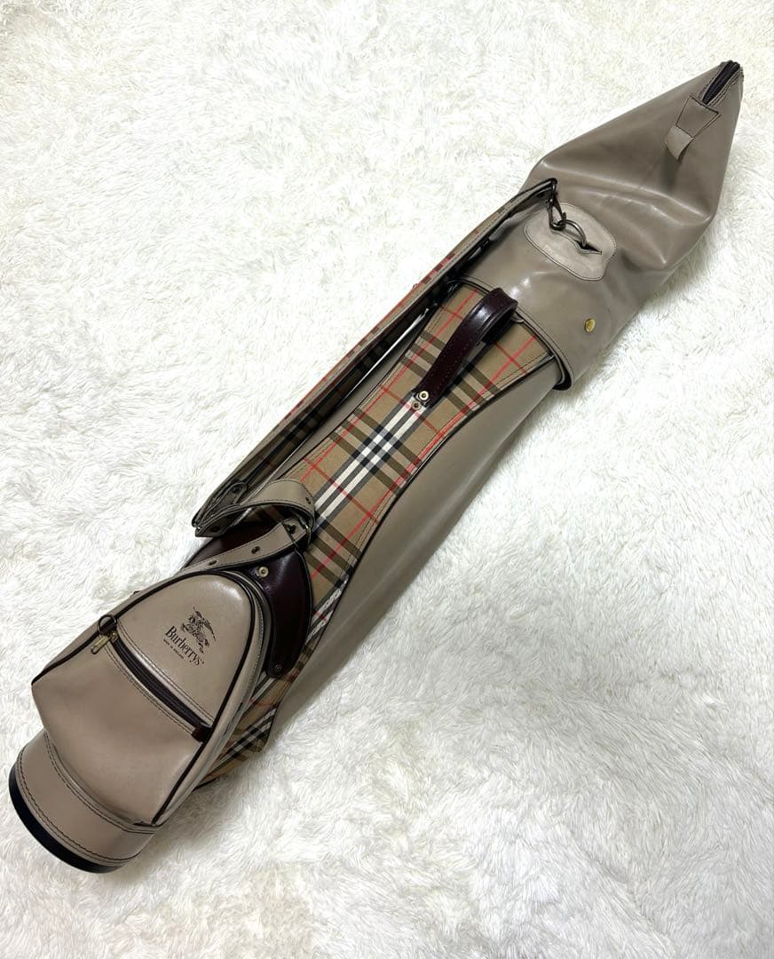 Burberrysバーバリー　ノバチェック　キャディバッグ ベージュ ゴルフ