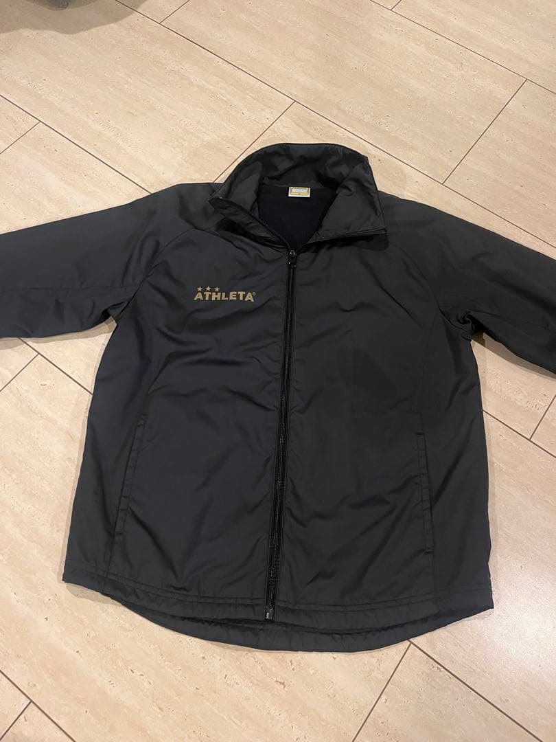 ATHLETA ウィンドブレーカー上下ブラックS