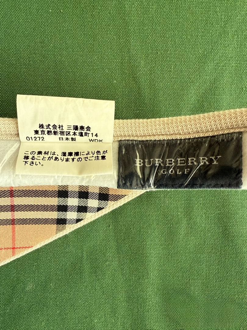 BURBERRY GOLF レディース　ノバチェック サンバイザー