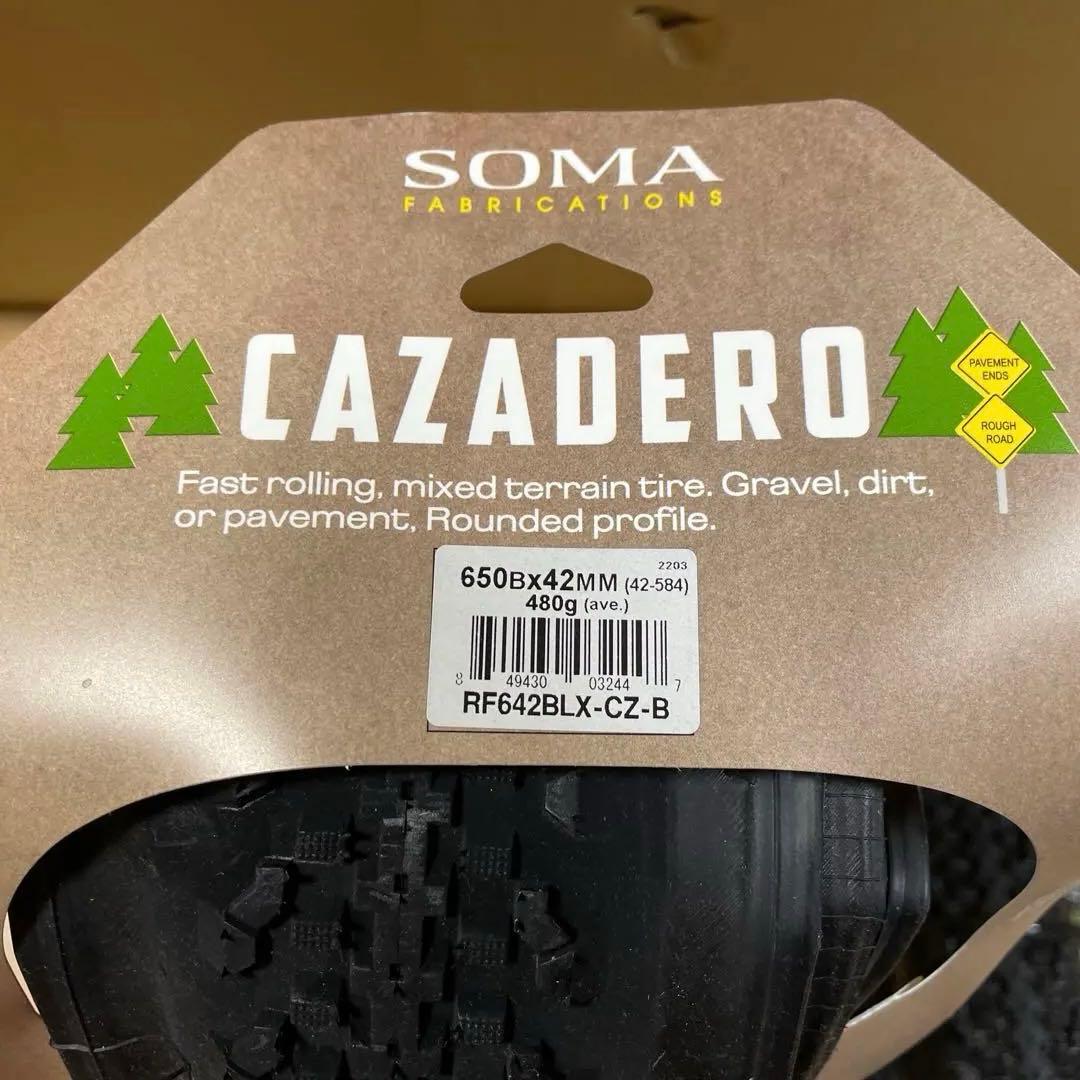 セール SOMA CAZADERO 650B x 42mm 2本組