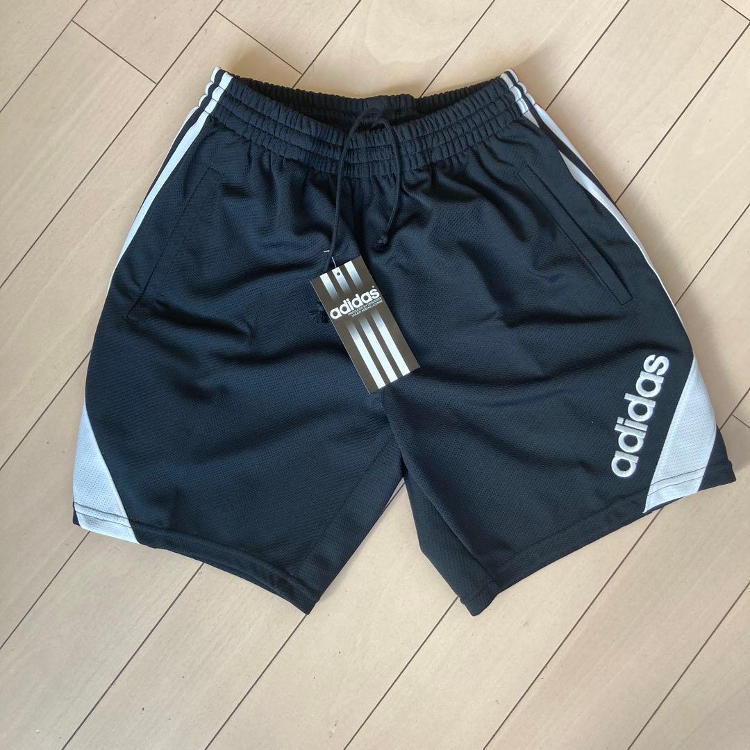 90s未使用品デサント製adidas メッシュセットアップ　MLサイズ