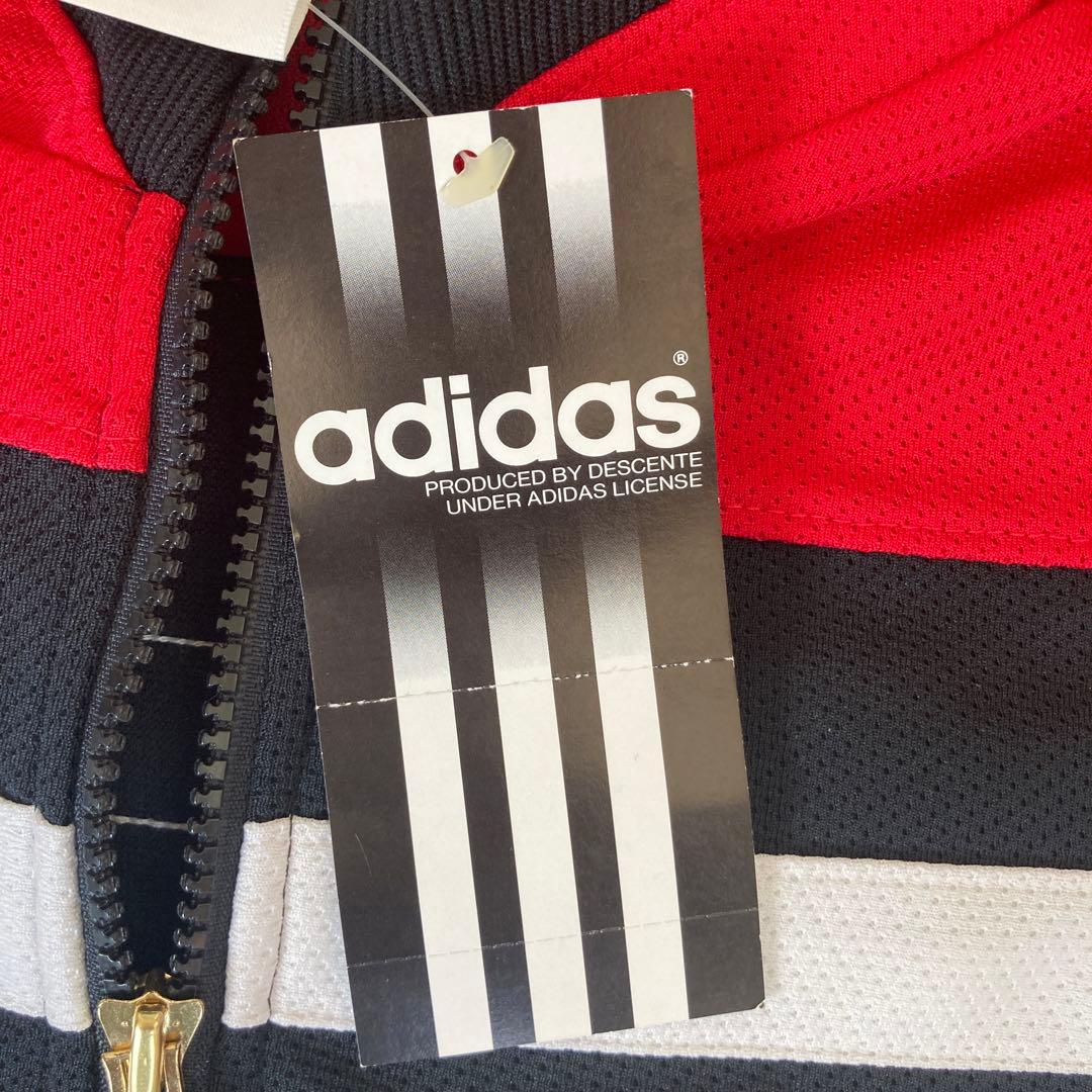 90s未使用品デサント製adidas メッシュセットアップ　MLサイズ