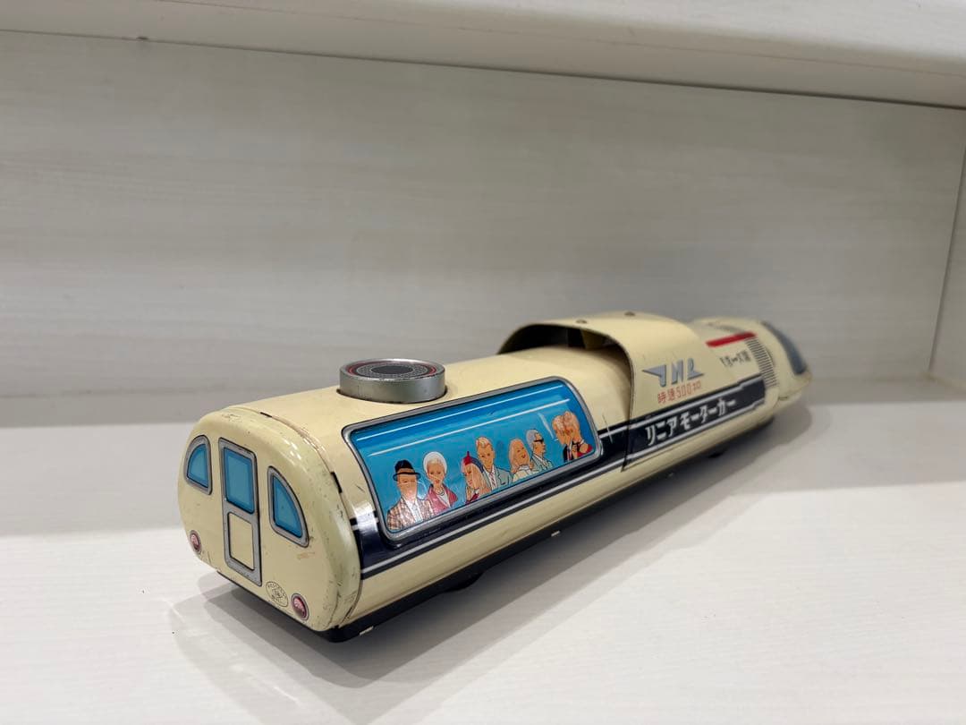 たかこ　レトロブリキ　リニアモーターカー 日本製 クリーム色