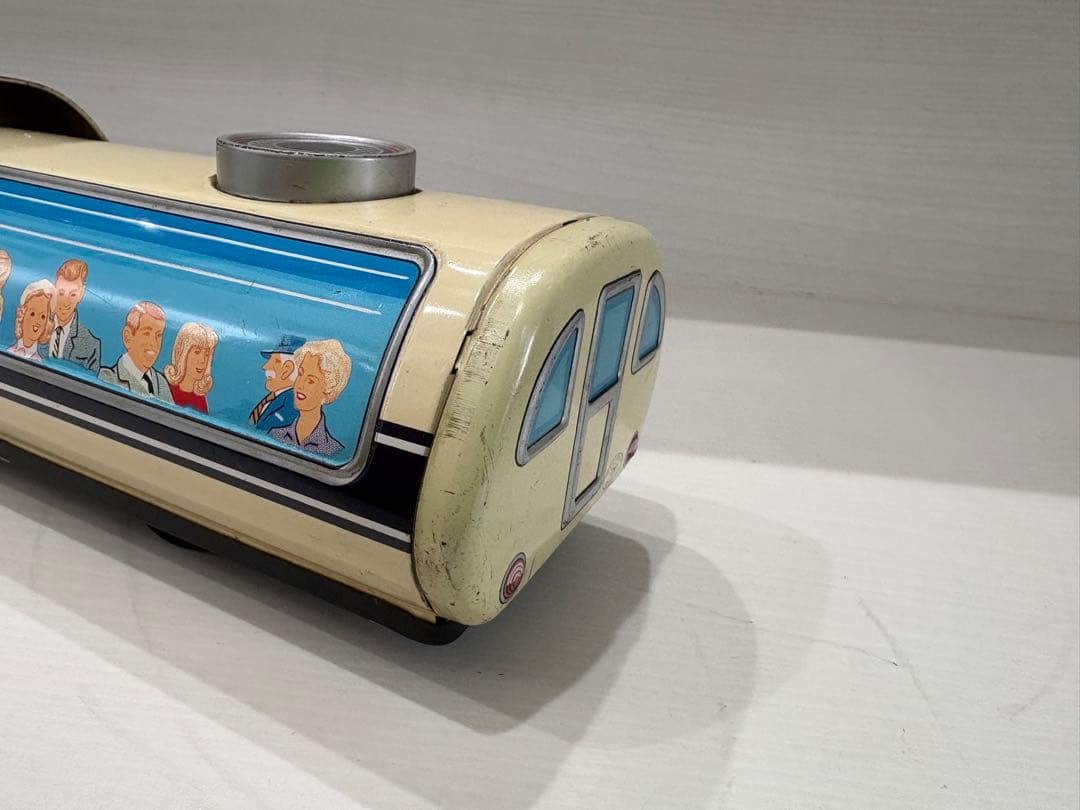たかこ　レトロブリキ　リニアモーターカー 日本製 クリーム色