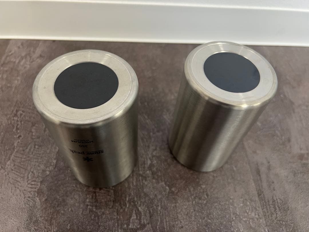  peak ステンレス 缶クーラー　350ml 2個セット