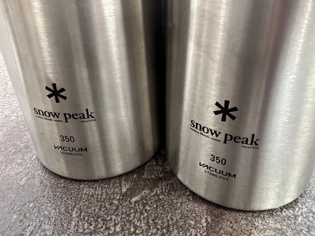  peak ステンレス 缶クーラー　350ml 2個セット