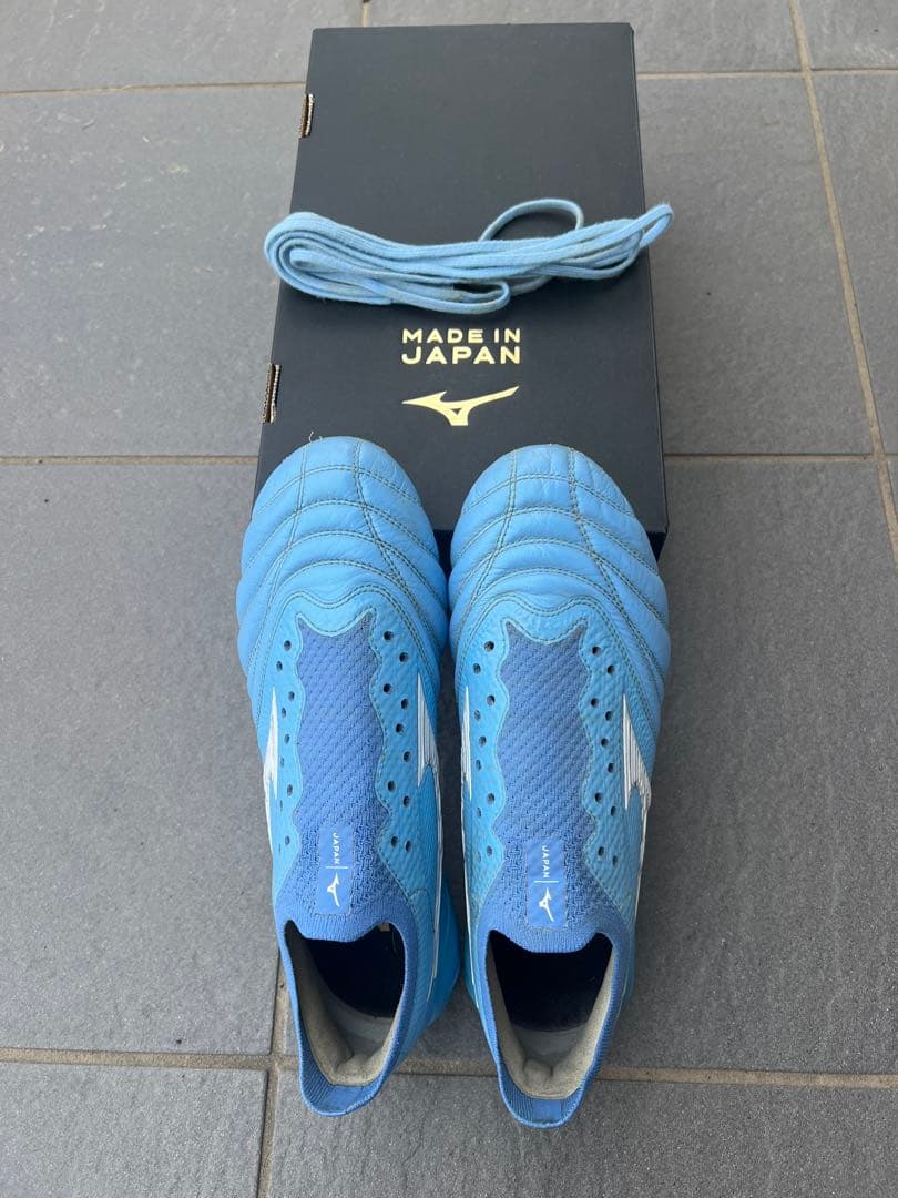 Mizuno サッカースパイク モレリアネオ4 ベータ ライトブルー 23.0㎝