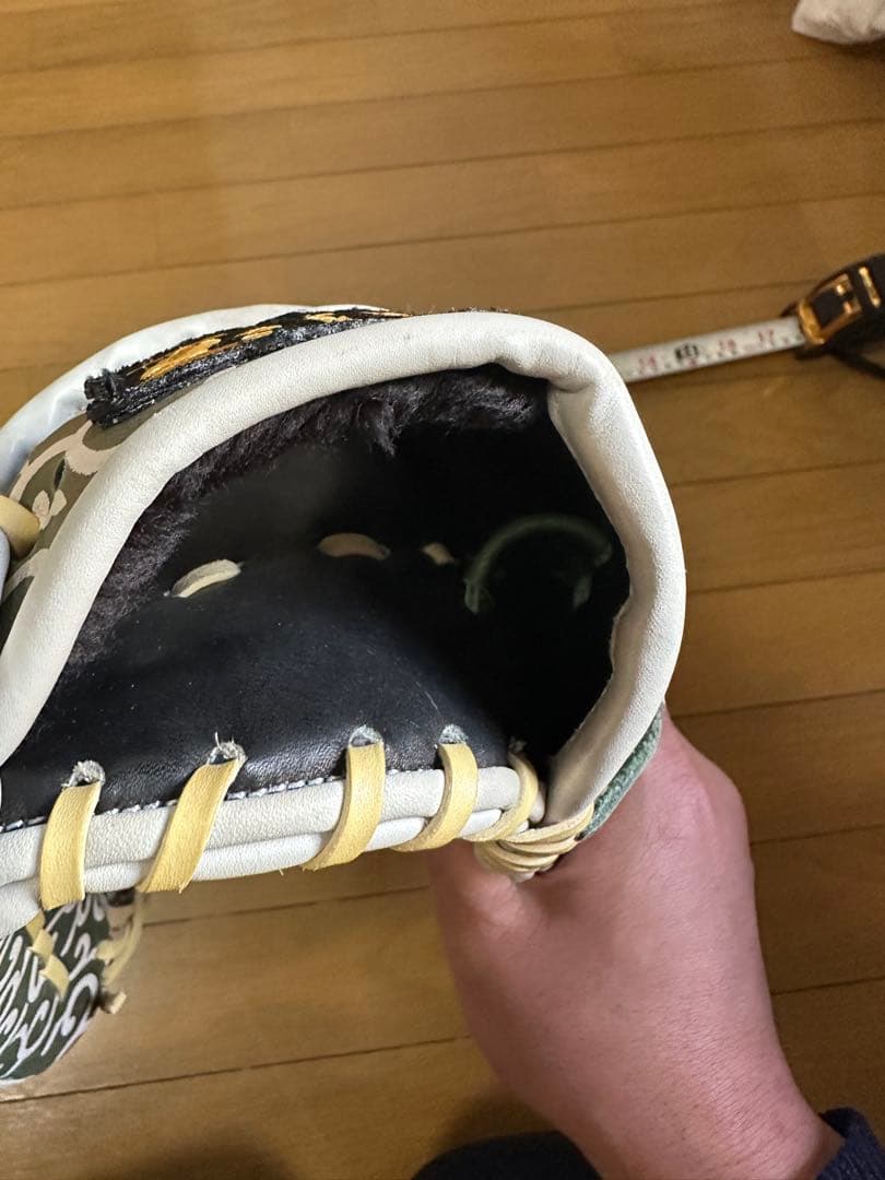玉澤　グローブ　唐草　軟式　内野手　美品　野球　江戸前