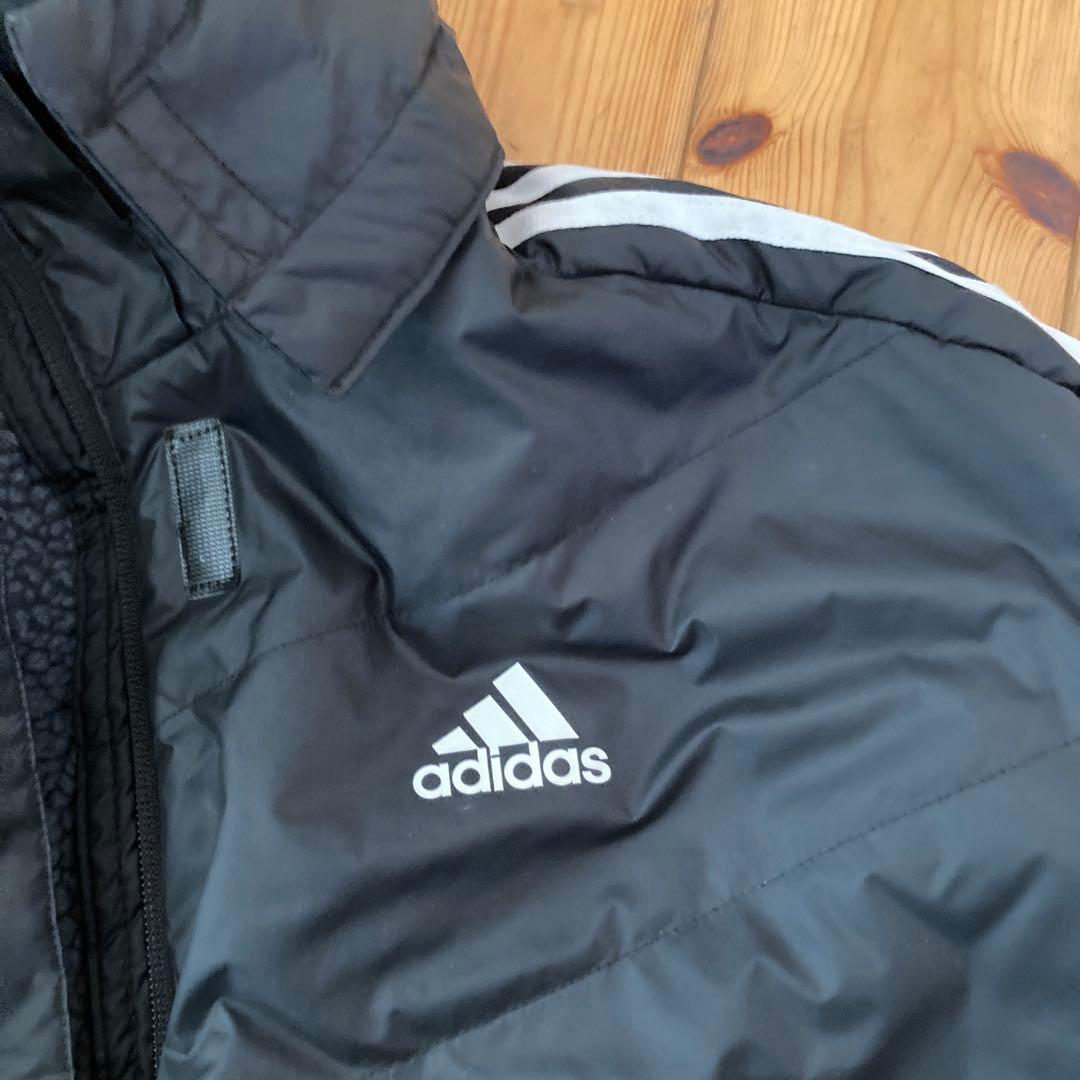 adidas ベンチコート 黒 160