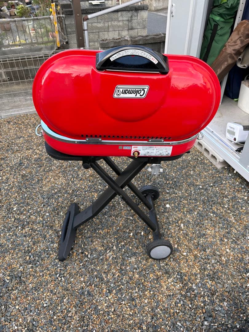 Coleman レッド 2バーナーバーベキューコンロ