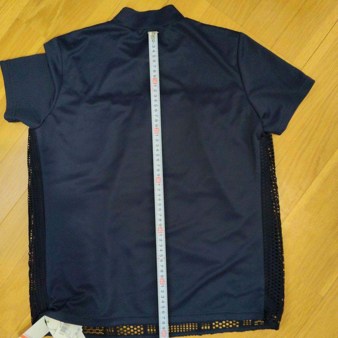 新品　Castelbajac Sport ネイビー メッシュシャツ