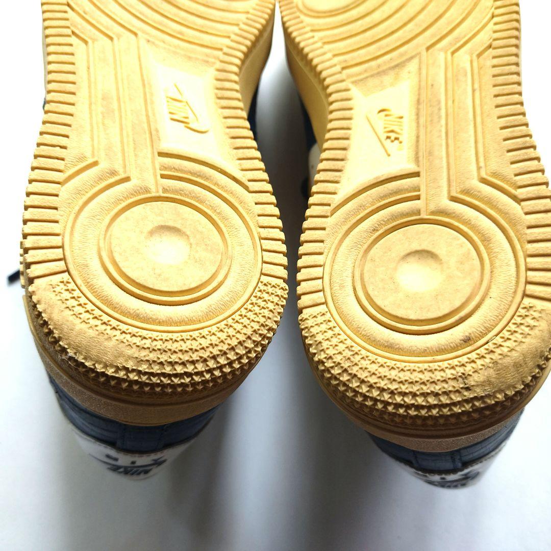【美品】Nike Air Force 1 青 黄色 シューズ