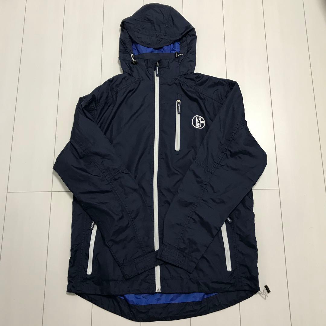 サッカー古着！FC Schalke 04 ナイロンパーカー ウィンドブレーカー