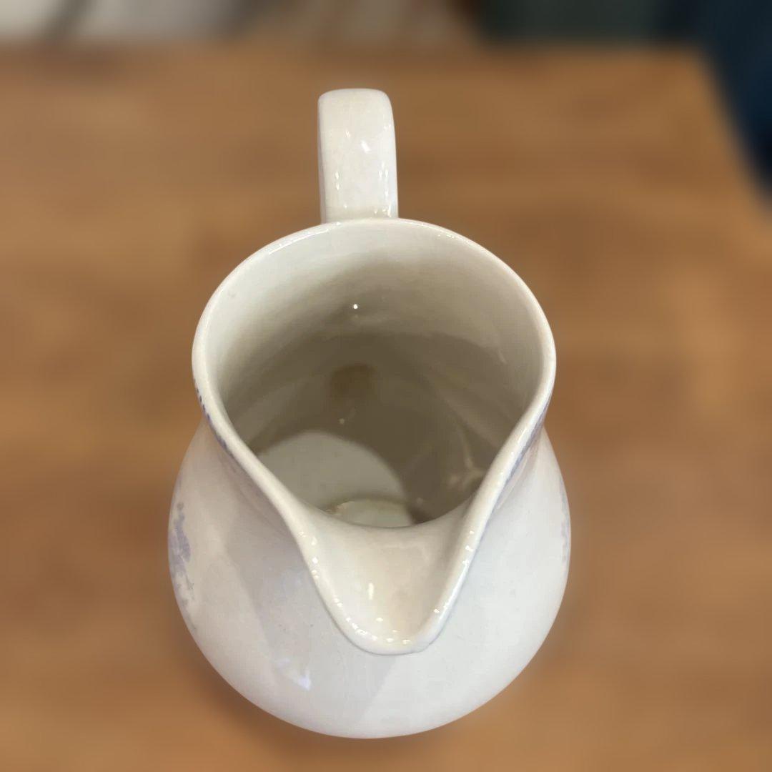 Burleigh バーレイ　ブルーアジアテックフェザンツ　ジャグ 水差し
