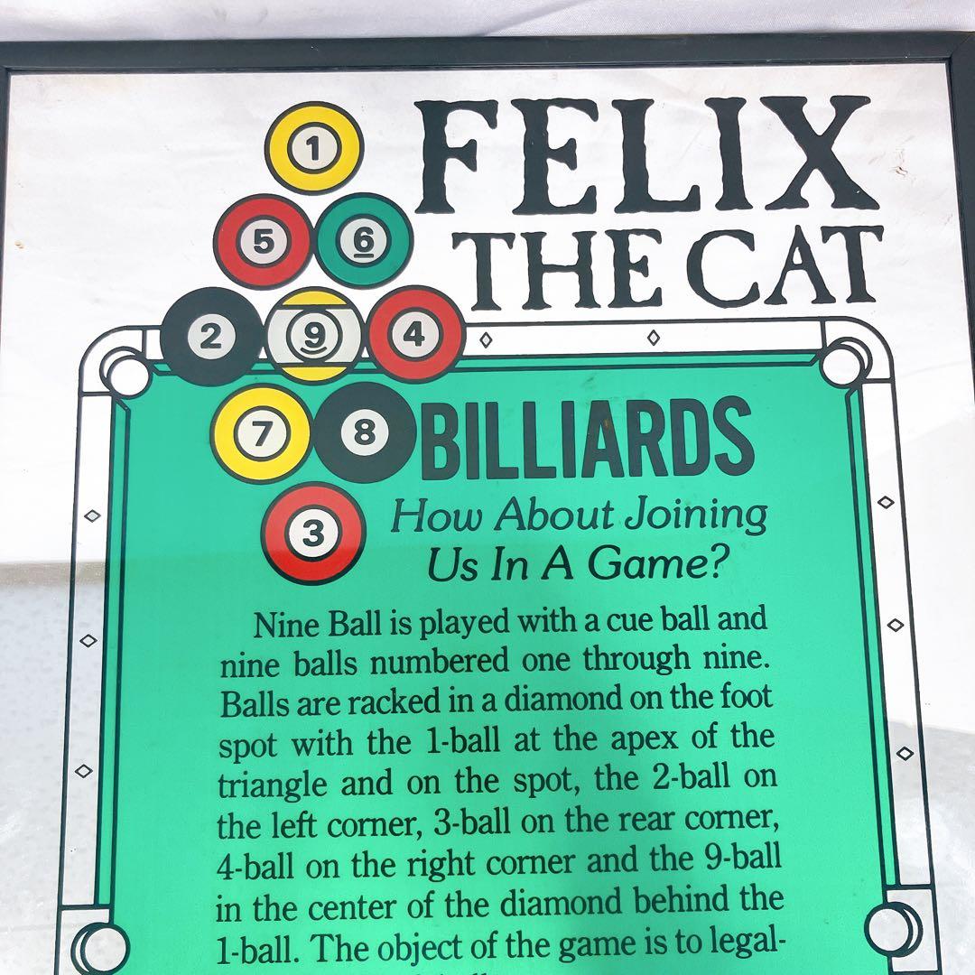 7SAM11 FELIX the cat mirror ビンテージ 鏡 現状品
