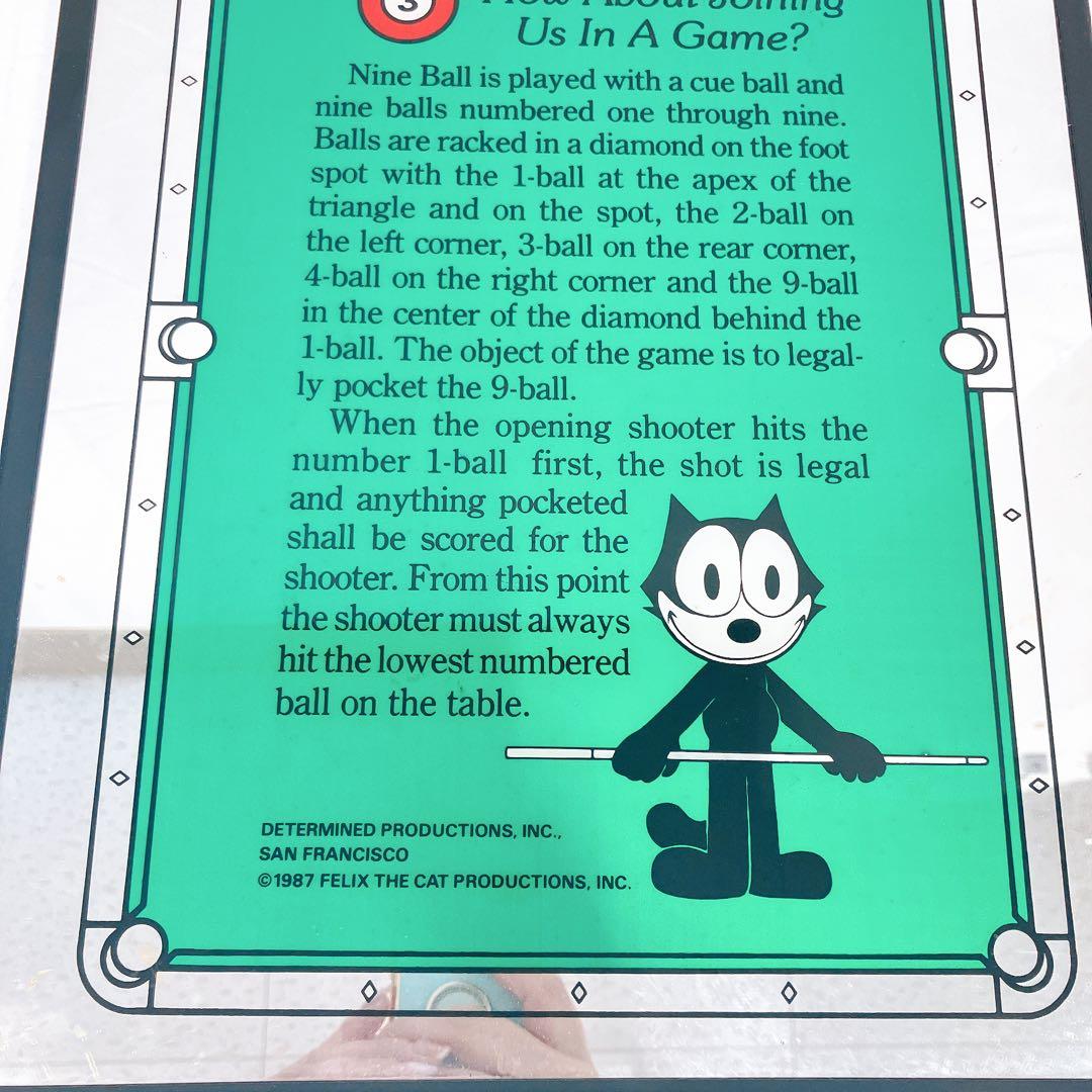 7SAM11 FELIX the cat mirror ビンテージ 鏡 現状品