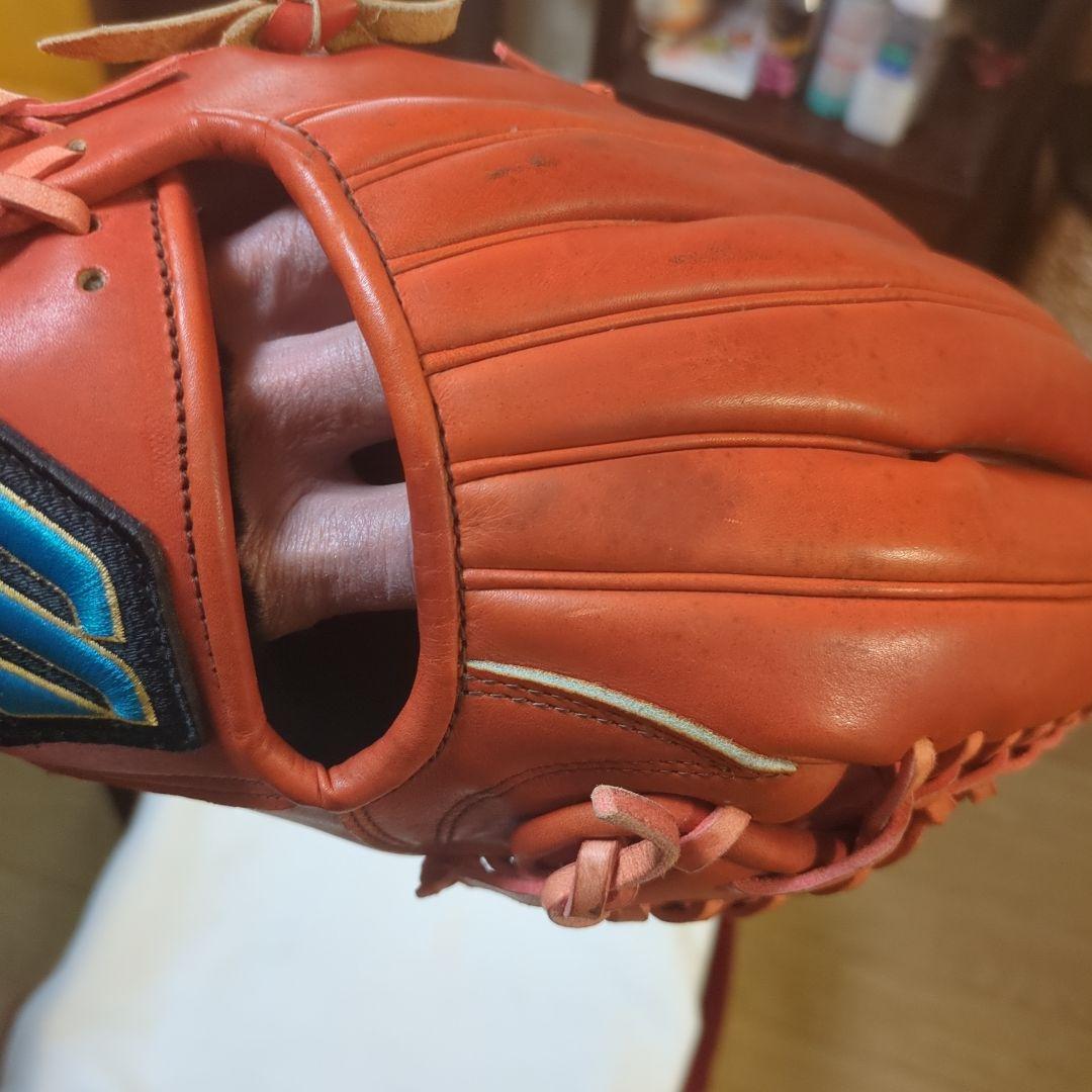 Bunt League 硬式野球グローブ オレンジ外野用