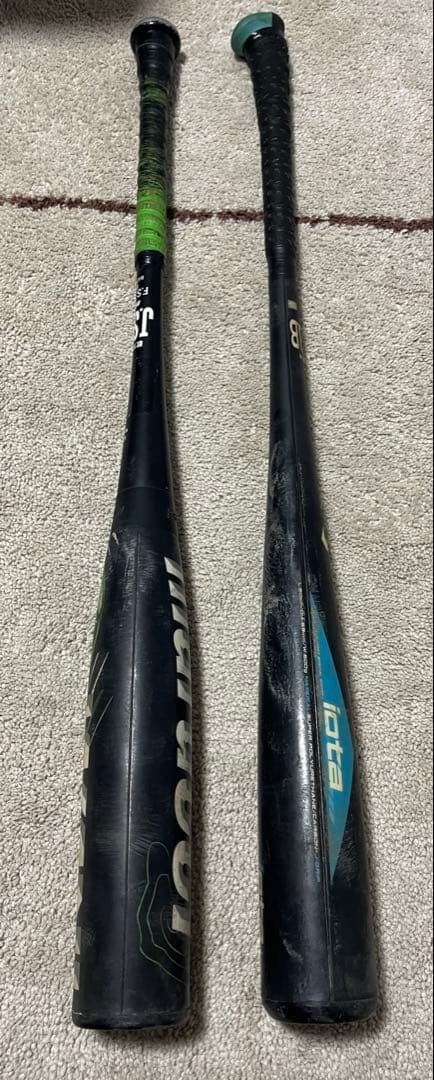 ①ワニクラ78cm、②ミツワタイガー80cm 計2本セット