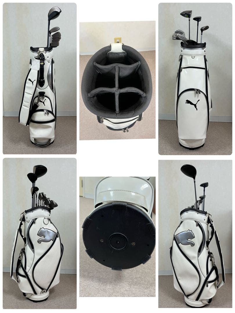 MizunoTaylorMade他メンズゴルフクラブ13本セットキャディバッグ付