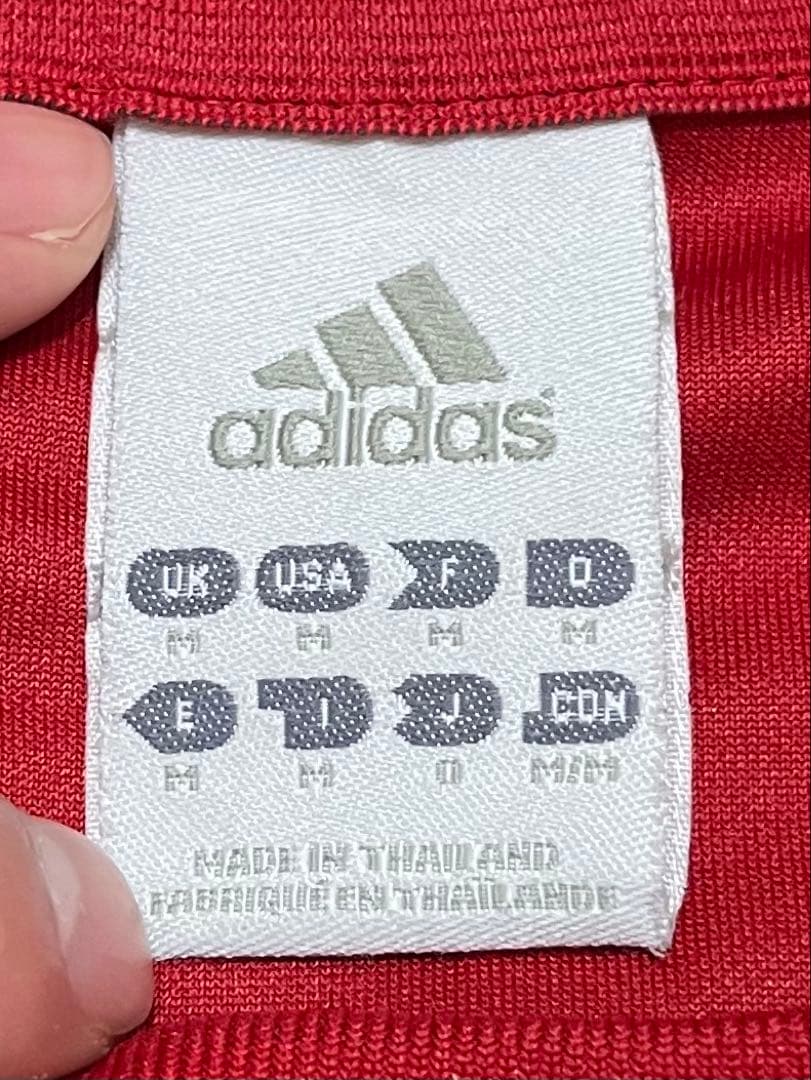 00s adidas FCP Budweiser サッカーシャツ レッド　M