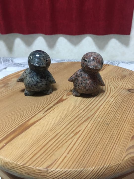 ⭐️天然石⭐️彫刻⭐️ペンギン⭐️カバ⭐️犬⭐️オットセイ⭐️