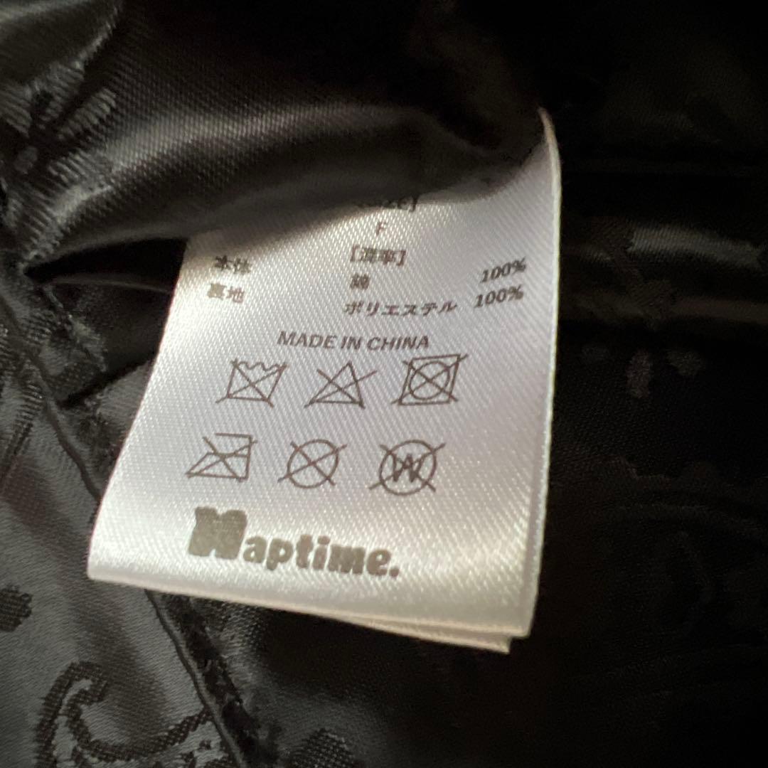 naptime コーデュロイクラッチバッグ　BLACK