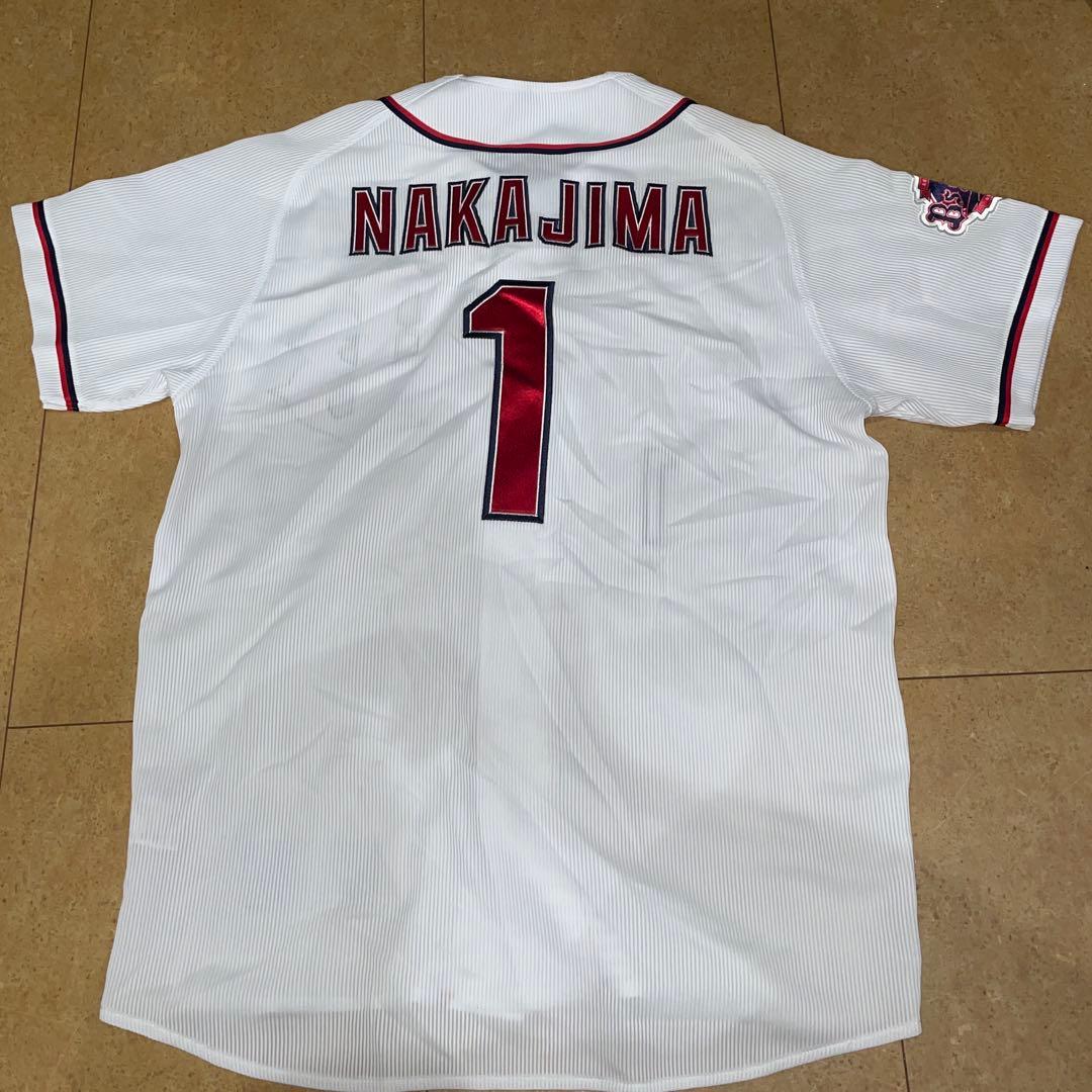 【Ｌサイズ・タグ付き】オリックス 中島宏之 2018 サード ユニフォーム