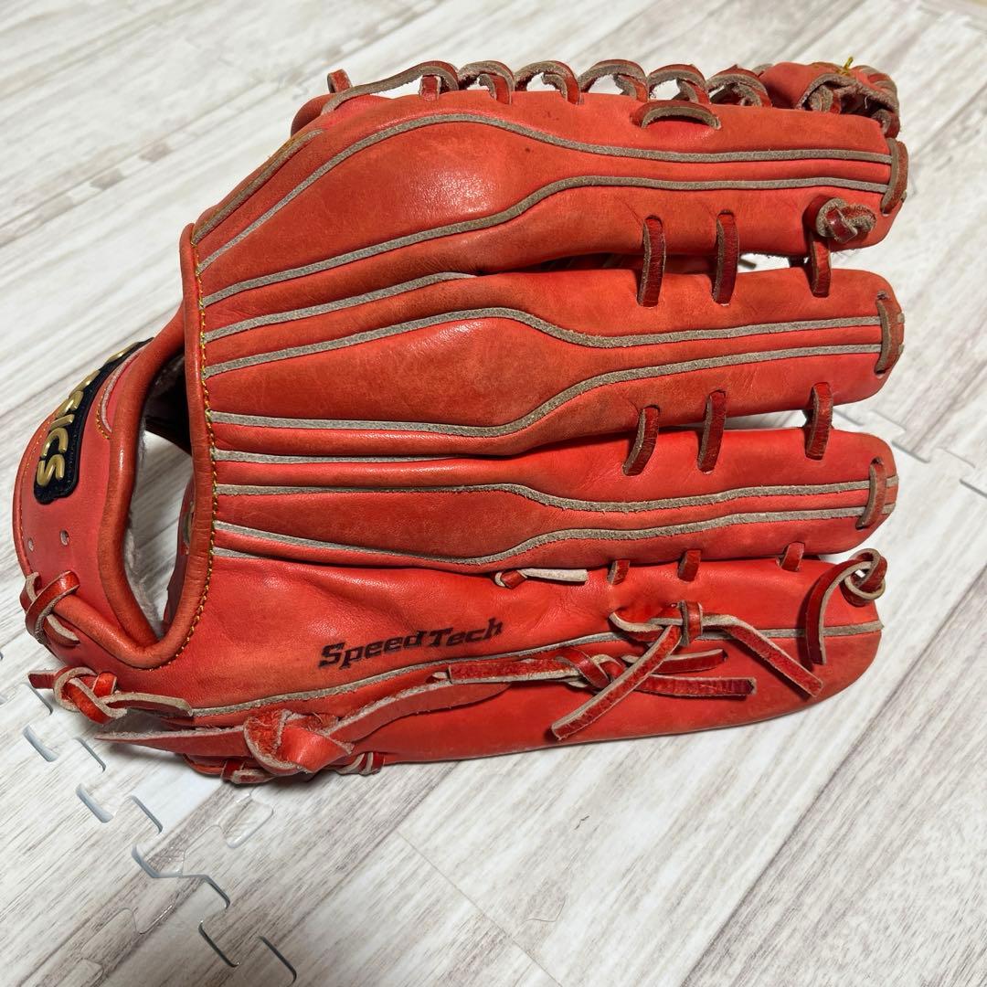 アシックス 限定　ゴールドステージ スピードテック　軟式グローブ　野球　左投げ用
