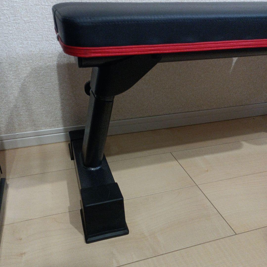 美品　フラットベンチ トレーニングベンチ　折りたたみ式