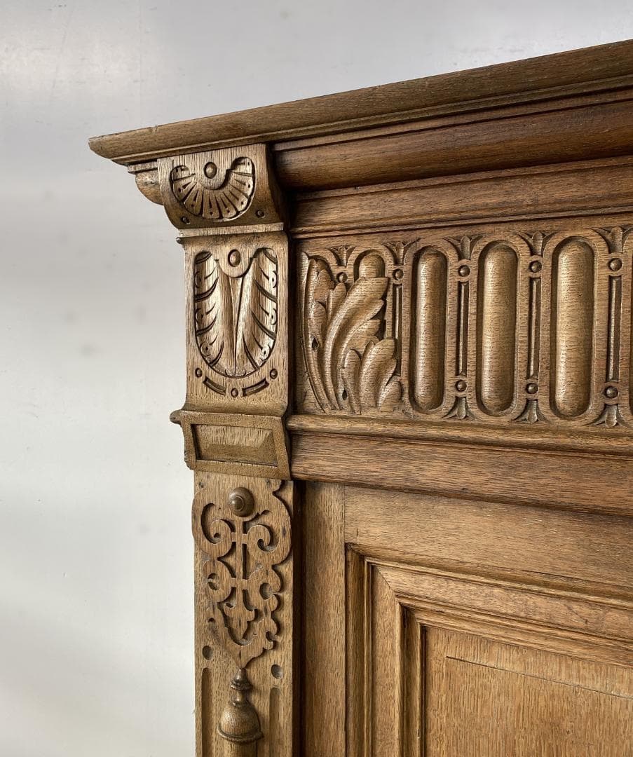 フランス アンティーク Oak Cabinet キャビネット