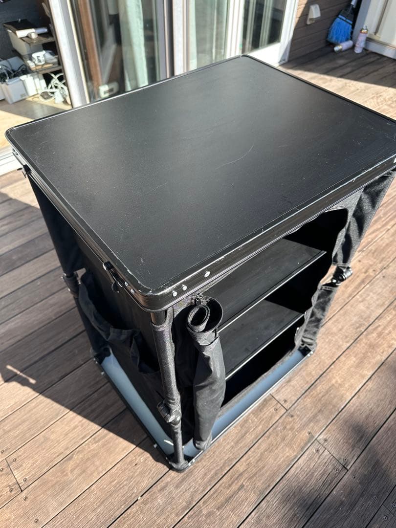 DOD マルチキッチンテーブル ブラック ②
