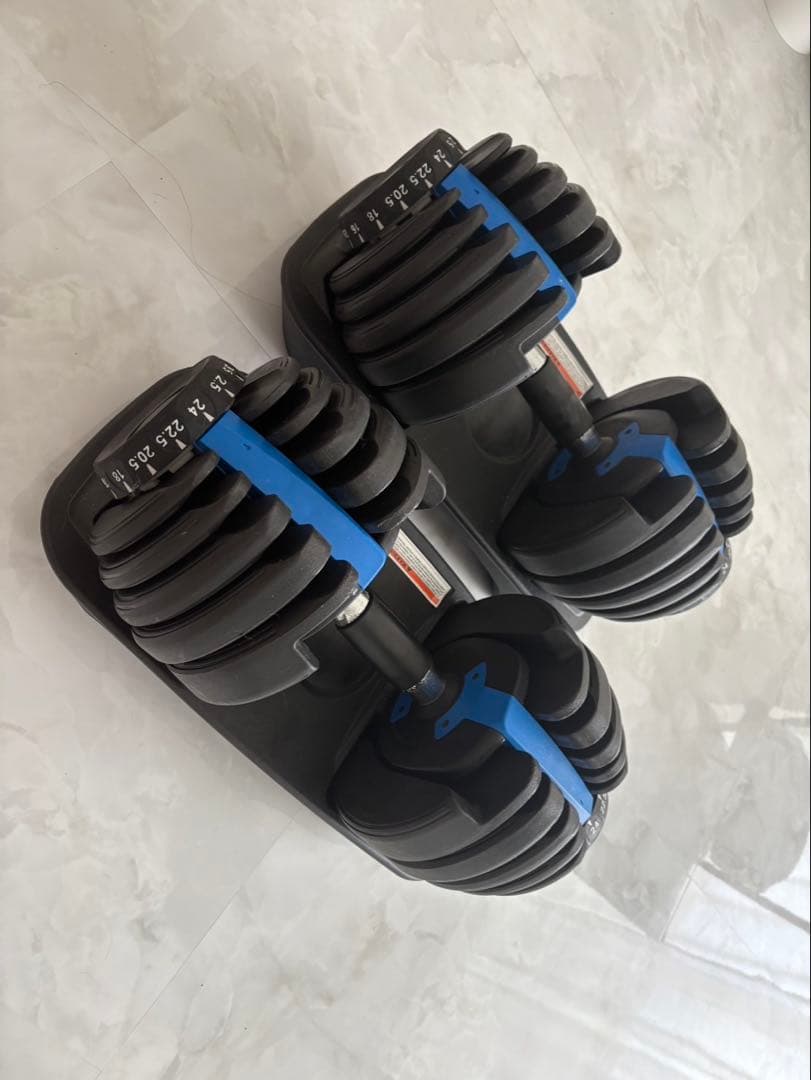 丸①調整可能ダンベルセット 25kg