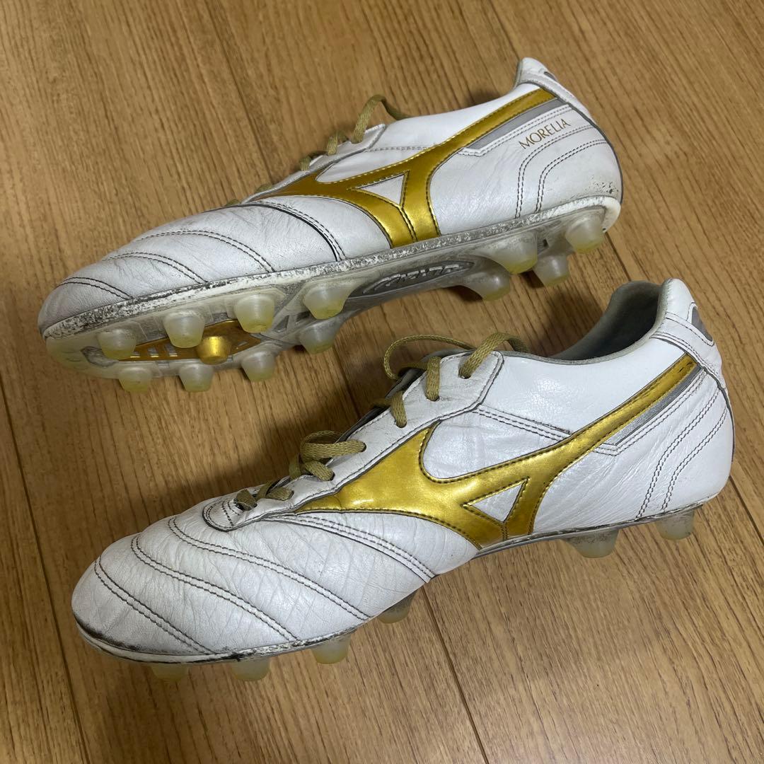 モレリア2Japan スーパーホワイトパール×ゴールド 限定カラー　26センチ