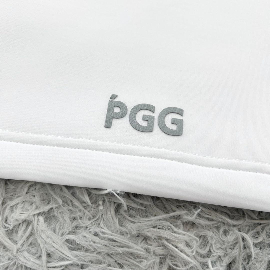 新品　PGG パーリーゲイツ　ハイネック　長袖カットソー　ホワイト　サイズ6