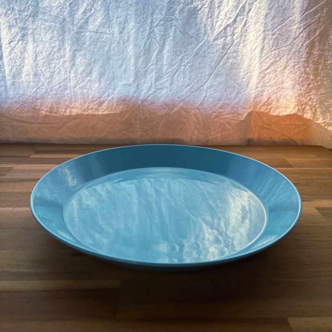 廃盤色  TEEMA ターコイズ 26cm プレート2枚セット
