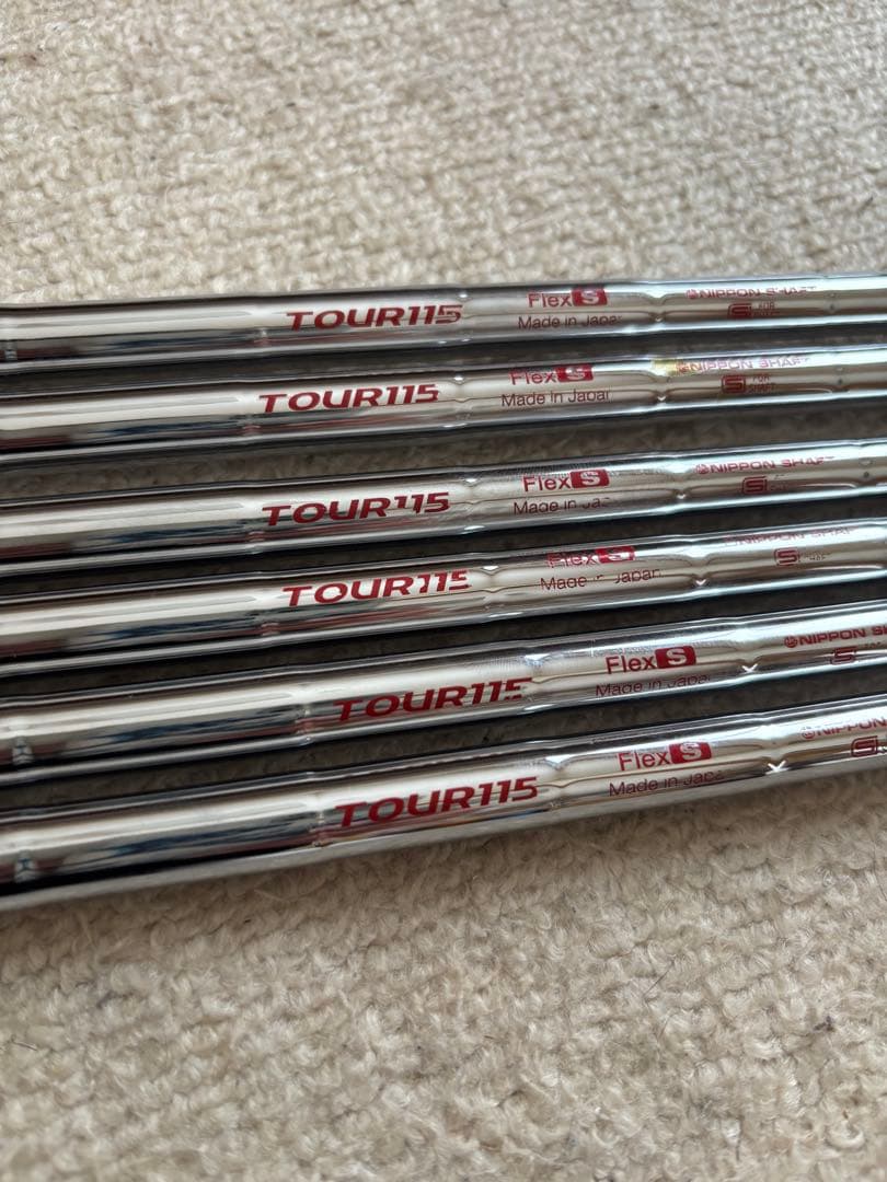 N.S.PRO MODUS TOUR 115 Sシャフトのみ6本セット