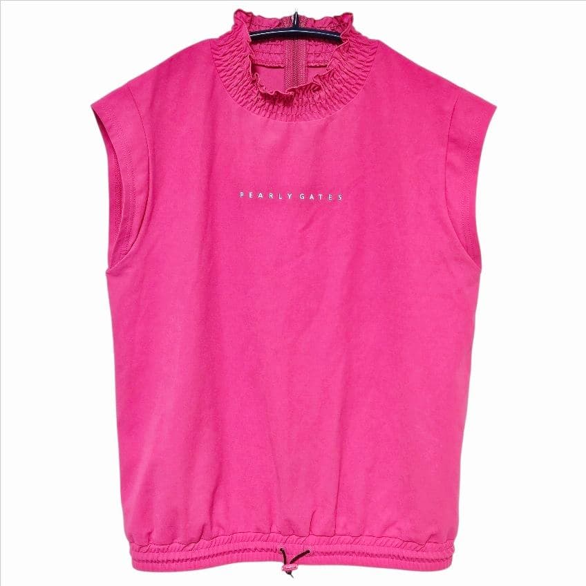 美品 PEARLY GATES レディース ノースリーブ 1(M) シャ－リング