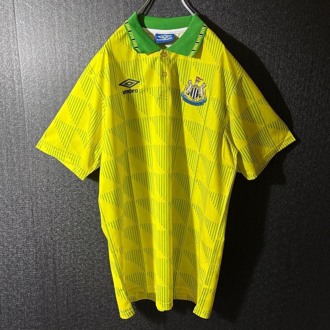 【★ニューカッスル】アンブロ 古着 サッカー ユニフォーム 90年 XL 希少