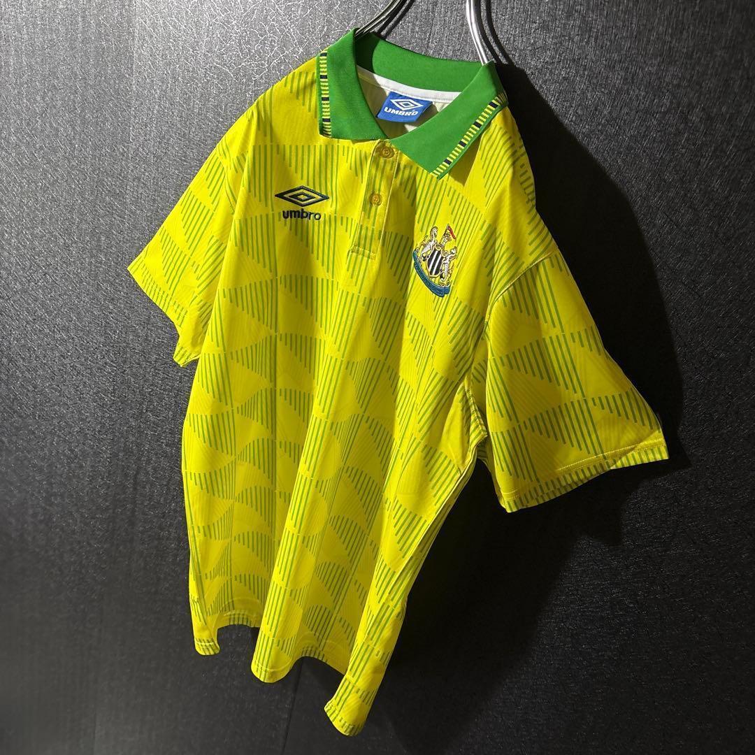 【★ニューカッスル】アンブロ 古着 サッカー ユニフォーム 90年 XL 希少